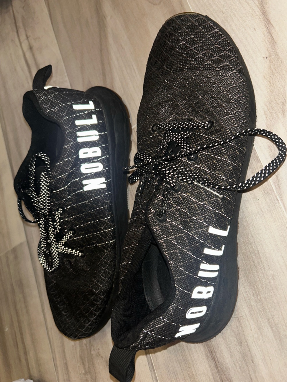 NOBULL Black Knit Trainers